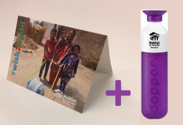 Doe eens een waterwiel cadeau! Doneer een waterwiel aan een gezin in India en krijg een Dopper voor jezelf of om cadeau te doen! ow.ly/zcfx30gRW1P #givingtuesday