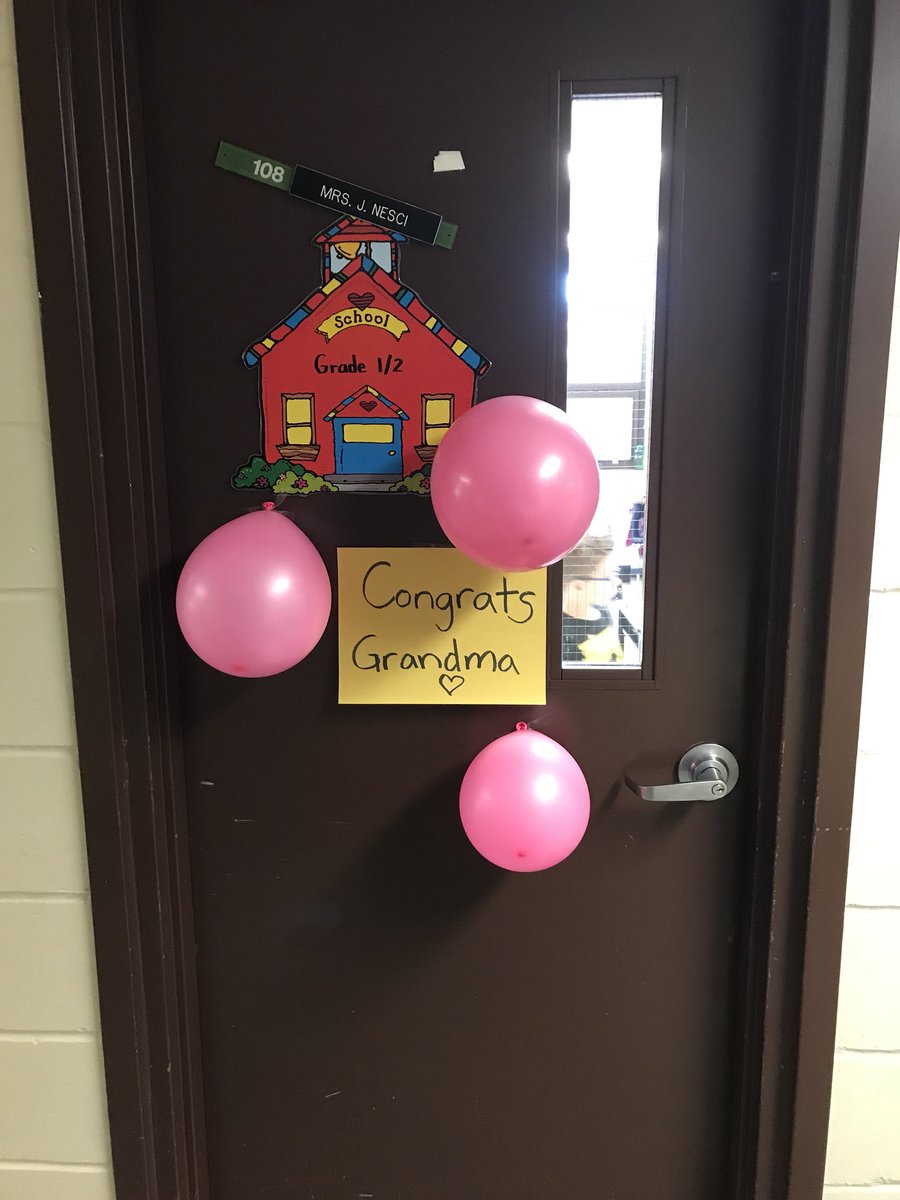 StPatrickCES's tweet photo. Congratulations to Mrs. Nesci who welcomed her new granddaughter Holly yesterday! #grammy https://t.co/m66OEZGdnQ