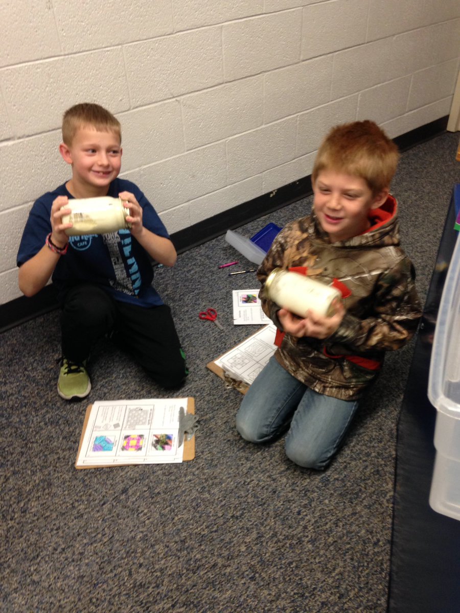 Making butter in 2nd grade! #pioneers #aeshuskies #2ndchat