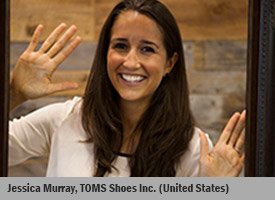 INTA's tweet photo. "[CSR] as a means of accelerating social and environmental progress has become a core business strategy central to many successful brands across a spectrum of industries." - Jessica Murray, @TOMS https://t.co/g7DFIA0mF2 #INTABerlin #CSRTalks https://t.co/USlZX9io5s