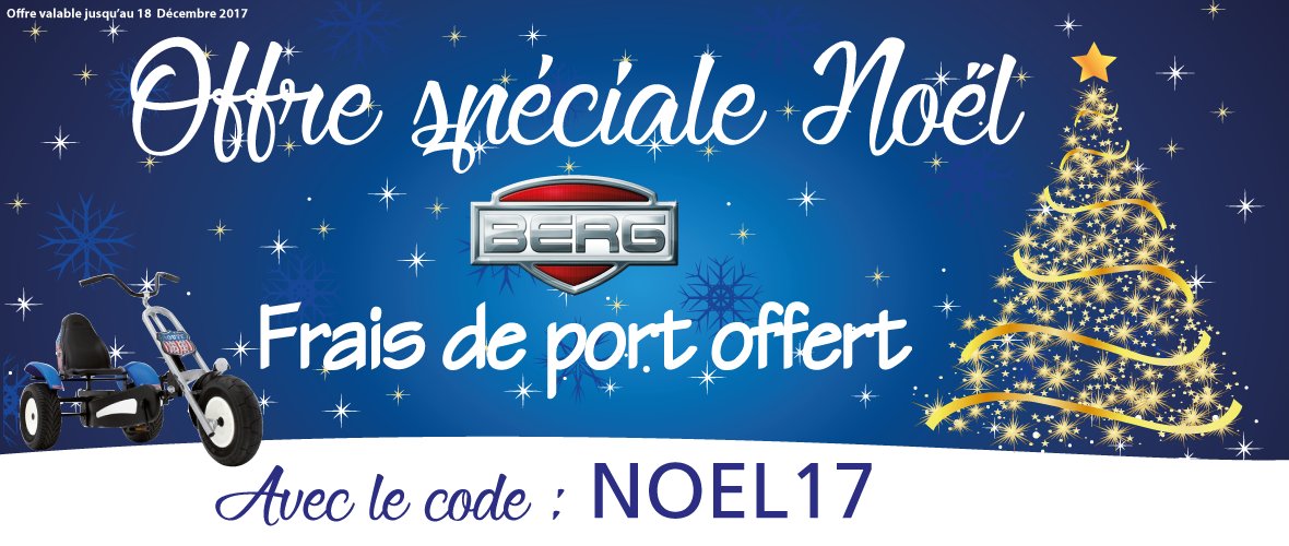 Jouets_Ext's tweet photo. Offre spéciale Noël ! 🎄
Les frais de port sont offerts pour une sélection de kart Berg !
Il vous suffit d'utiliser le code : NOEL17 
Retrouvez les sur https://t.co/aKfJF7CxUF https://t.co/LozmWVmoSA