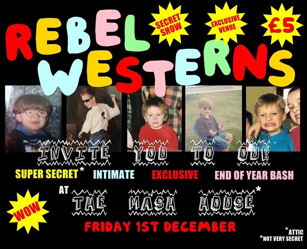 Mash House this Friday! 💃💃 tix here: rebelwesterns.bigcartel.com