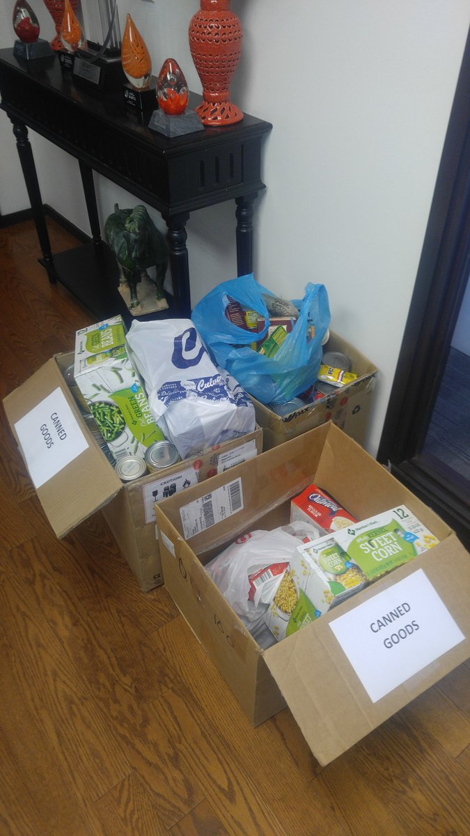 XplorPay's tweet photo. We're headed out to deliver these boxes to a #STL food pantry. Thanks to all #Clearent employees who donated! #GivingTuesday https://t.co/WI5rL5TF9d