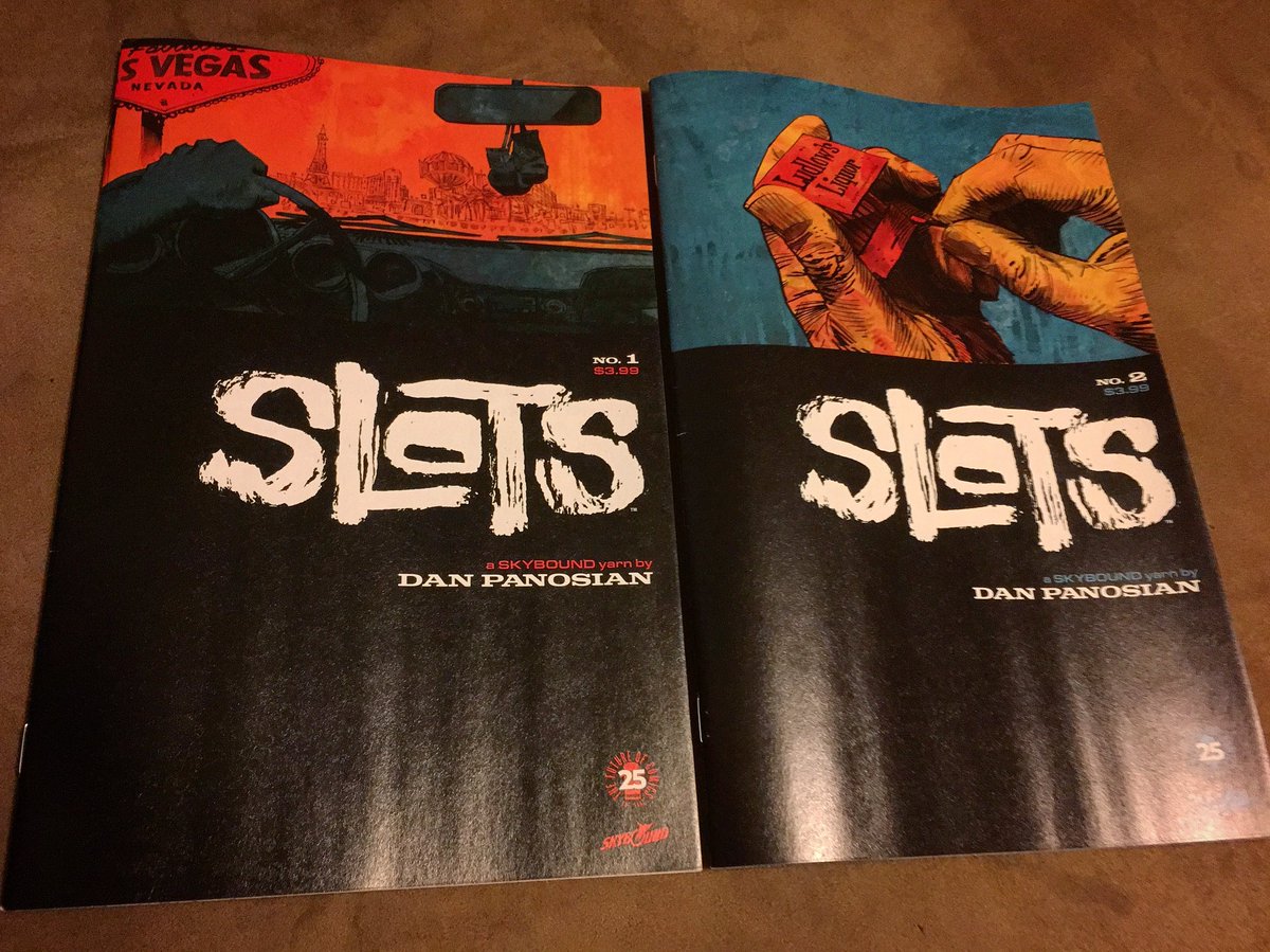 ExcitableBoy's tweet photo. Just picked these up over the weekend and read ‘em. Great start to a new series. On board for December’s issue.  #Slots #SlotsComic #Image #ImageComics #JasonLatour
Slots (Image Comics/October &amp; November 2017) https://t.co/XjAV5YTTyH