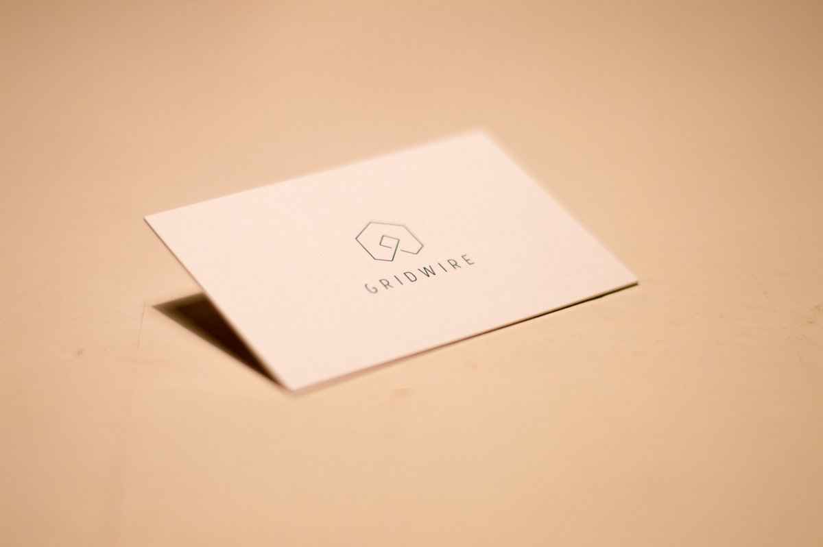 Gridwired's tweet image. The first batch of business cards has just arrived!