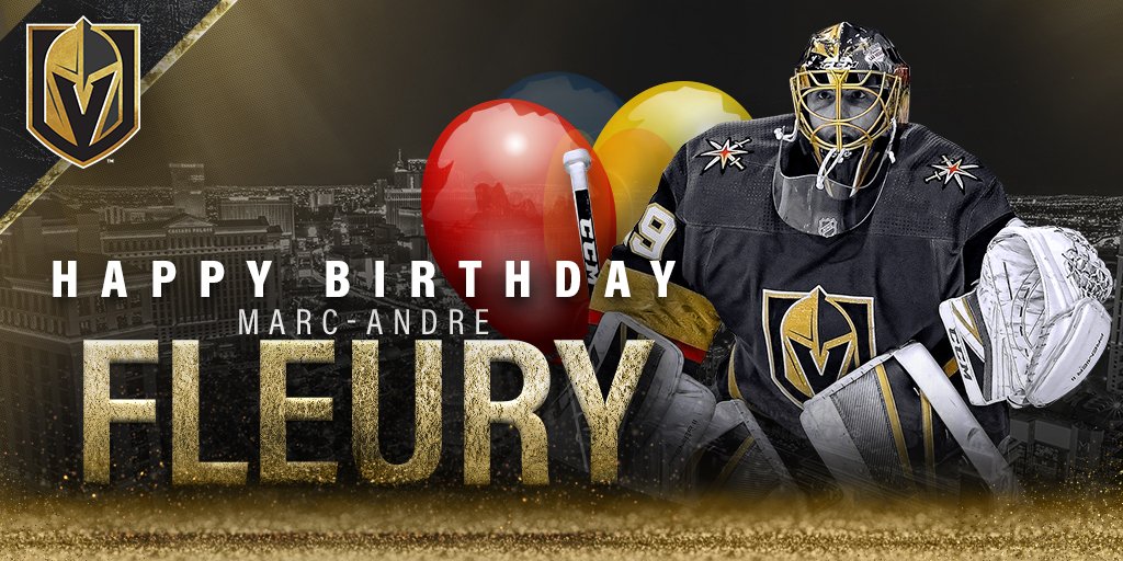 This if you wish you could be singing Happy Birthday to Marc-Andre Fleury today 