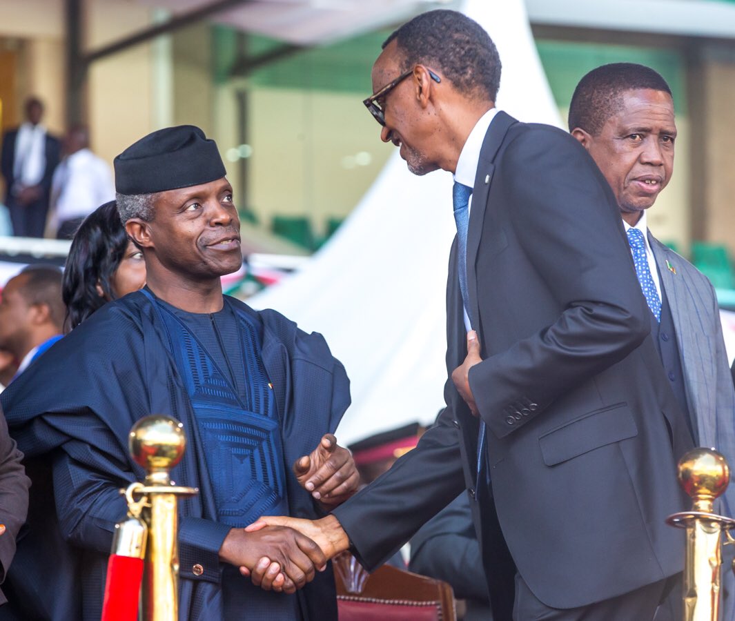 VP Osinbajo in Kenya for the 2nd Term Inauguration ceremony for President Uhuru Kenyatta [PHOTOS]