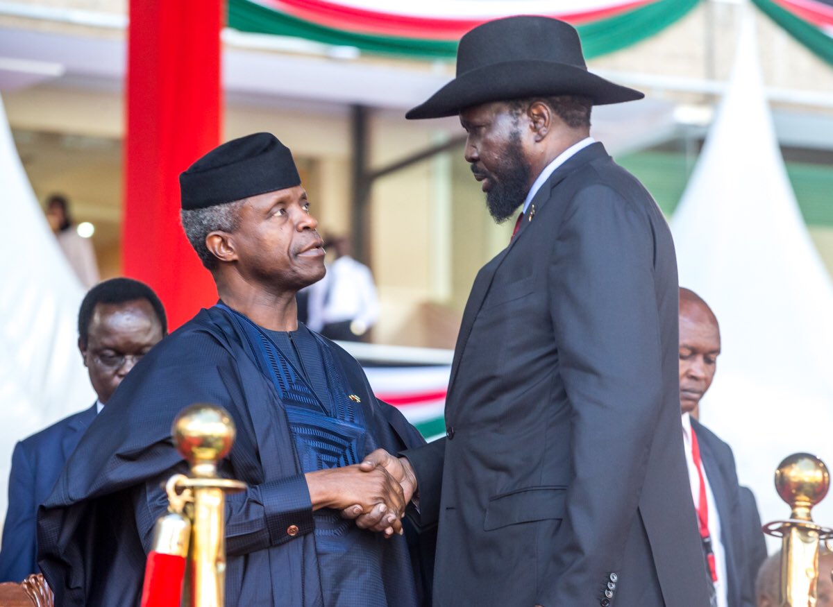 VP Osinbajo in Kenya for the 2nd Term Inauguration ceremony for President Uhuru Kenyatta [PHOTOS]