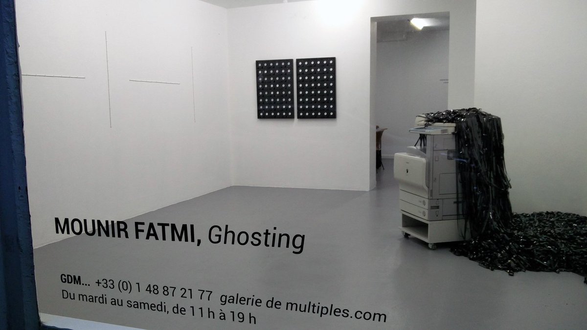 GDgaleriemulti's tweet photo. Mounir Fatmi now part of the @LouvreAbuDhabi collection !
#MounirFatmi on view at @GDMgalerie for his solo show : "Ghosting",
Until 2/12/2017
#Fatmi #exhibition #louvreabudhabi #GDM #galeriedemultiples #soloshow #ghosting #endingsoon #dontmissit https://t.co/FmaOzPPkgZ