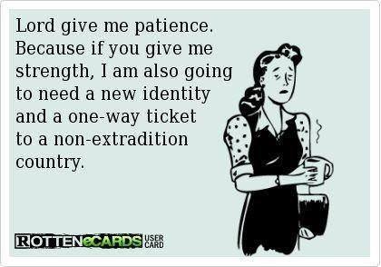 GinaValley's tweet photo. It's been a very long month this week & it's only Tuesday!!!
#outofpatience #dotheysellbarrelsofpatienceatCostco #Ineed2ofthem #maybe3 #or4 #giggles https://t.co/PhYP75eAET
