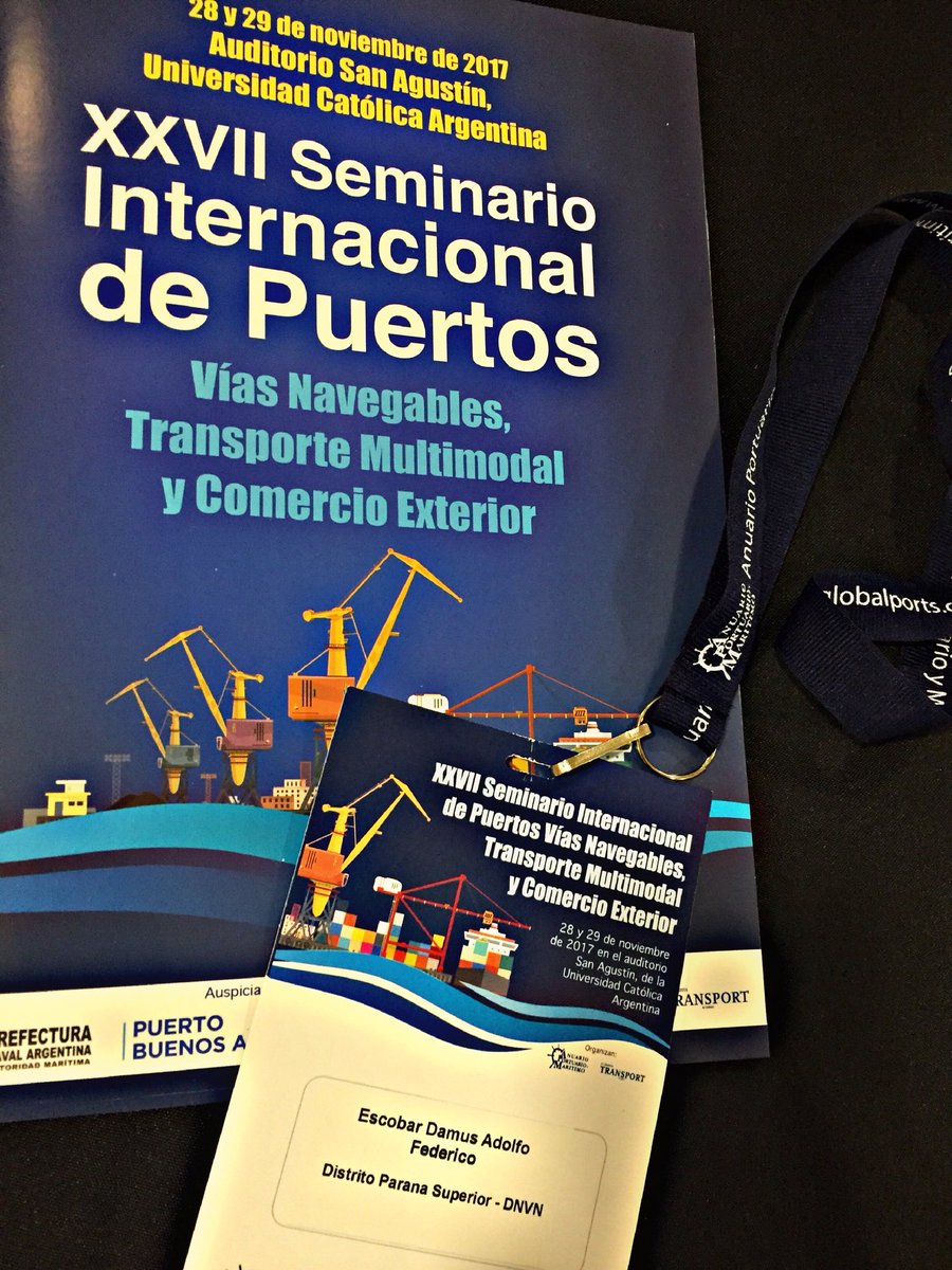 adolfoescobard's tweet photo. Participando del XXVII Seminario Internacional de Puertos, Vías Navegables, Transporte Multimodal y Comercio Exterior. Acompañando al #SSPyVN Jorge Metz. #DDPS #DNVN https://t.co/mYbNPAofoQ