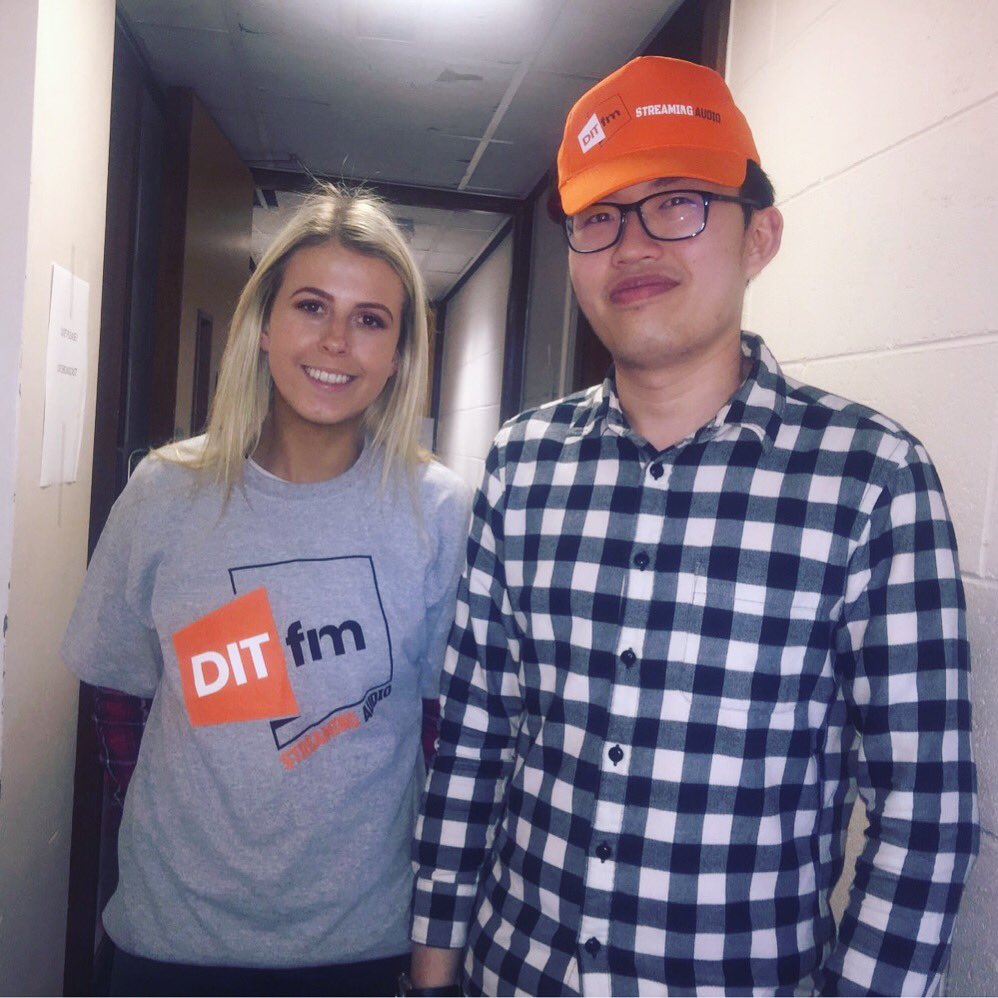 RadioTUDublin's tweet photo. Reporters Shannon Somers and JaWei Lee🎙 #ditfm #dit https://t.co/mOtZndUgYV