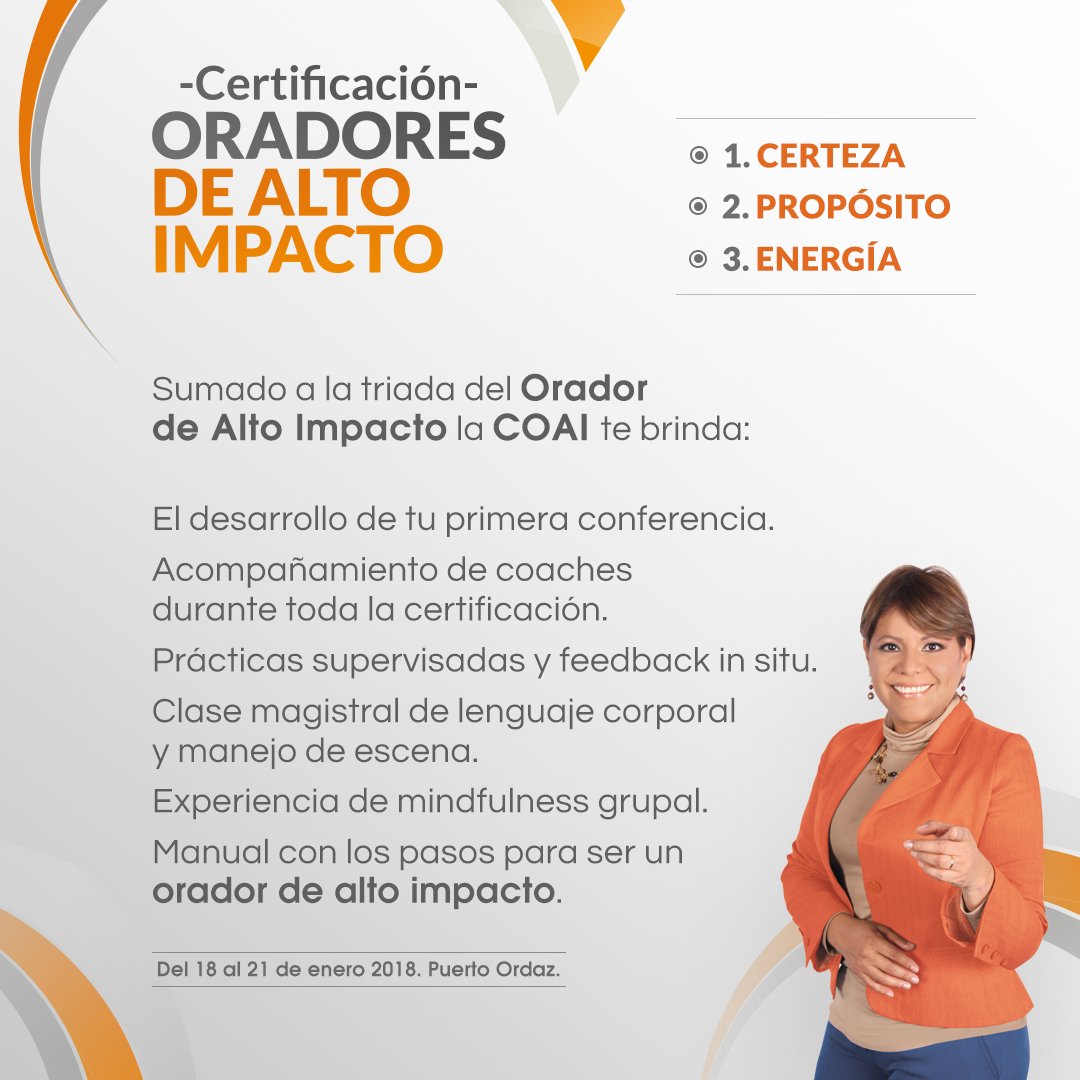 Cefadi_ve's tweet photo. Conoce la triada que configura el éxito de una presentación. En el bootcamp que hará crecer tus estrategias comunicacionales con @yamiletpinto https://t.co/sBEgLUmkE8