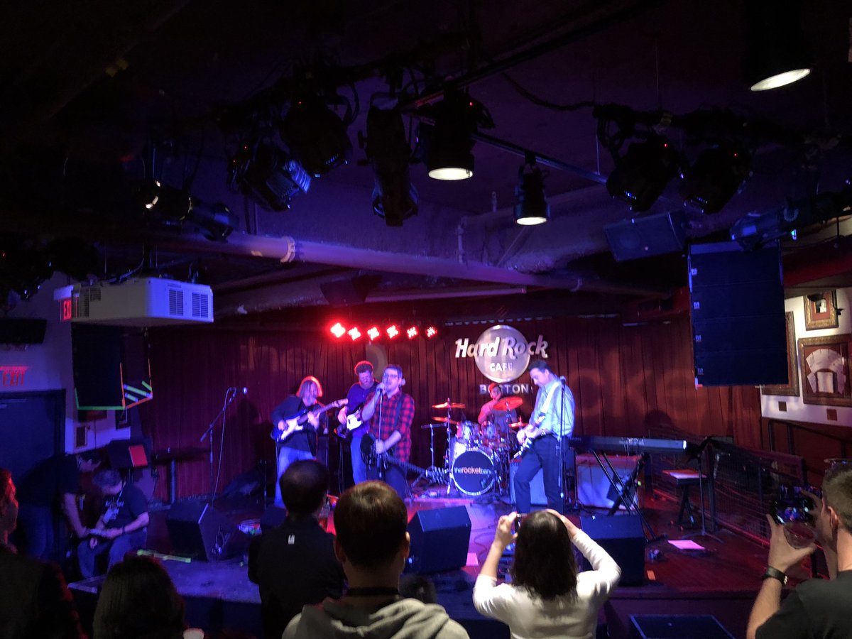 APTRocketBuild's tweet image. Our #APTRocket.Build finalists even had the chance to attend a performance of
@Rocket very own in-house band at the Hard Rock Café in Boston!!
@AndyYouniss
@HCHE_christian

Here&apos;s the link to register your interest in Rocket.Build 2018 aptrocketbuild.academy/register-inter…