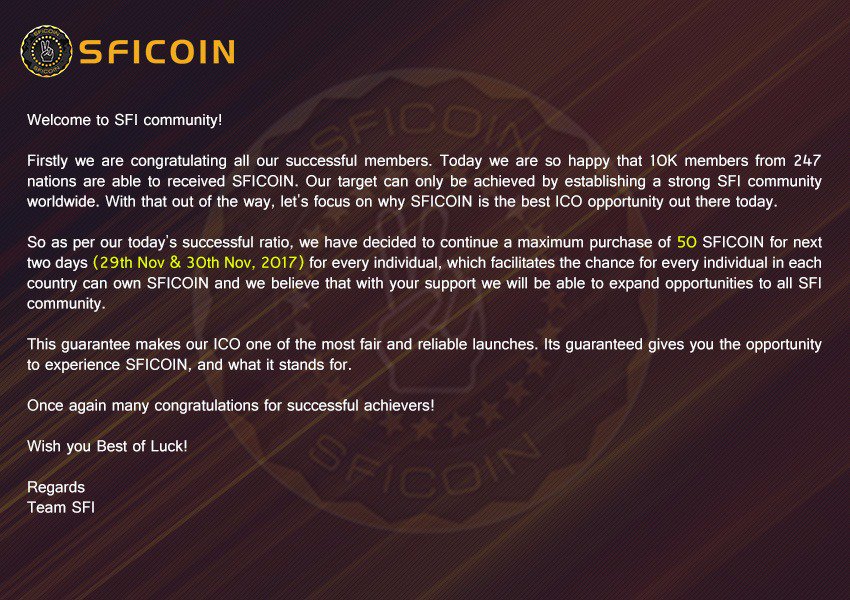 SFICOIN tweet media