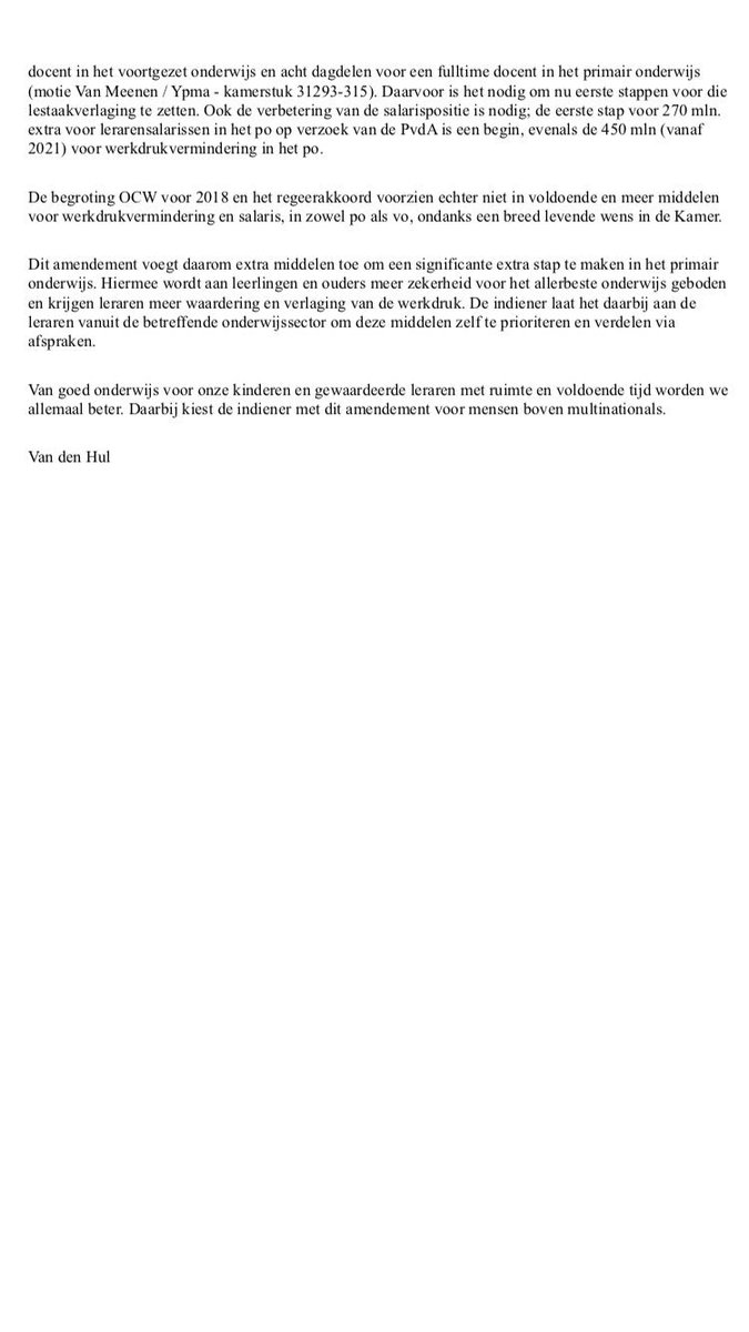 Ons voorstel: 700 miljoen voor lerarensalarissen en aanpak werkdruk 💪 #POinactie #VO 👇