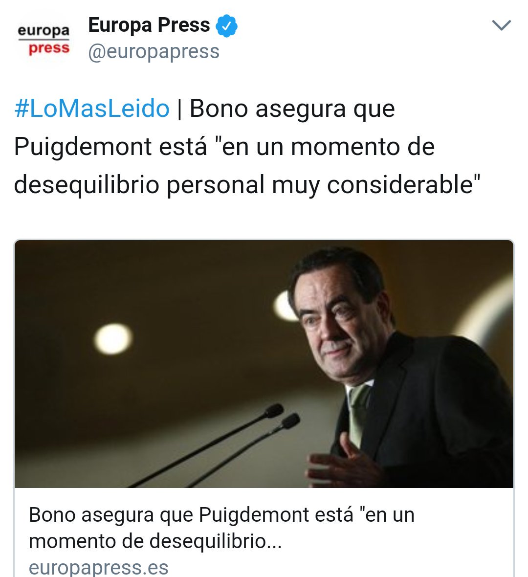 KRLS's tweet photo. La política espanyola té un greu problema amb la discrepància: quan no té raó, acusa els altres de perdre el cap. Aquesta és la democràcia exemplar que ens proposa el #Tripartit155 https://t.co/vAvZ6qst9o