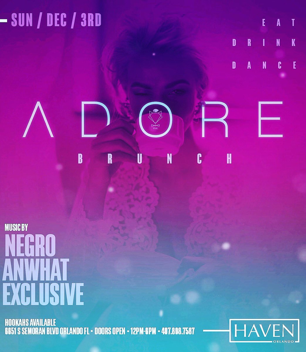 Come experience #adorebrunch