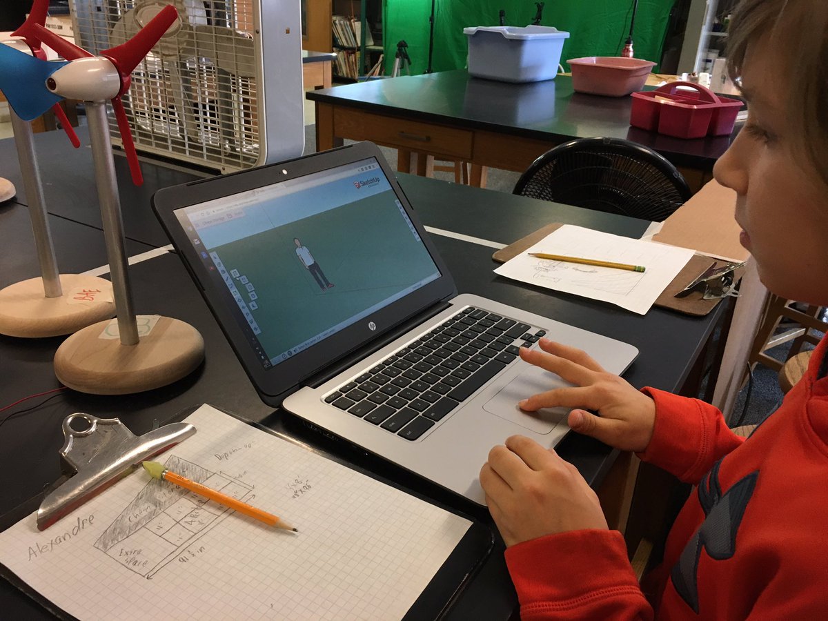 davebschool's tweet photo. @SketchUp for Schools is a great tool for young learns exploring CAD design #jesenrich @mmmusdcesu @JerichoElem cubby design project https://t.co/ipZ3UMBCaP