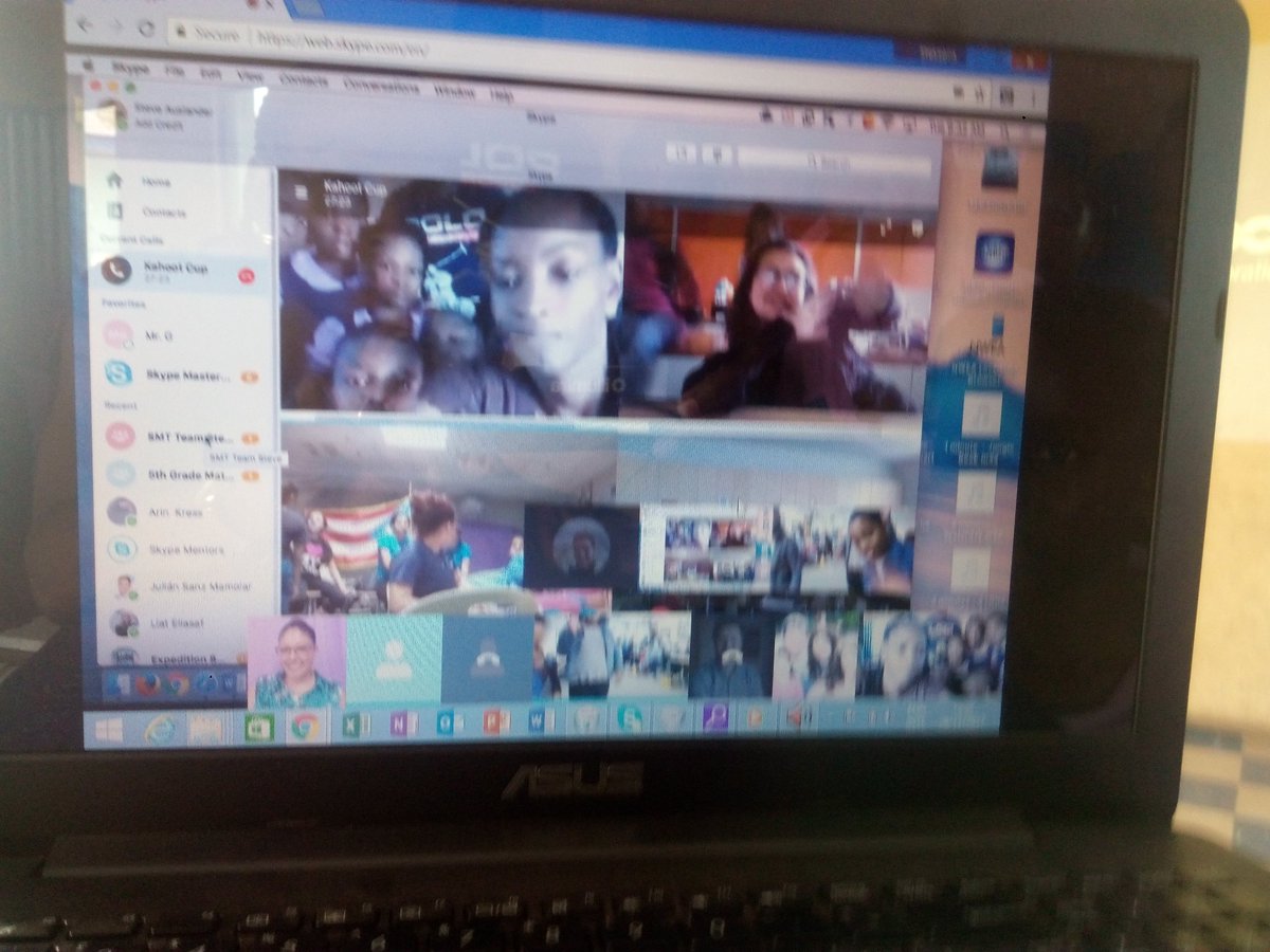 kolurinola's tweet photo. @SkypeClassroom  #skypeathon day 1 activities, not without a few hitches but been fun so far. Day not over yet.😀 #learningabouttheworldwiththeworld. https://t.co/etYcUWjRr8