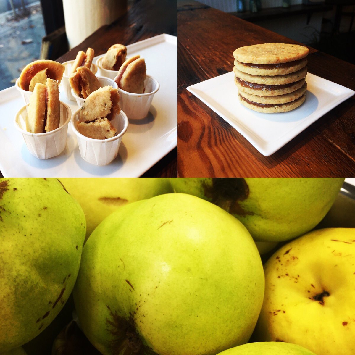 2ndStoryBakery's tweet photo. We’re back! Well rested &amp; ready for action. Pop in the shop today and sample our #organic #rosemary #quince #jam #cookies - they are soooooo good! https://t.co/8NCJ1qW4Gs