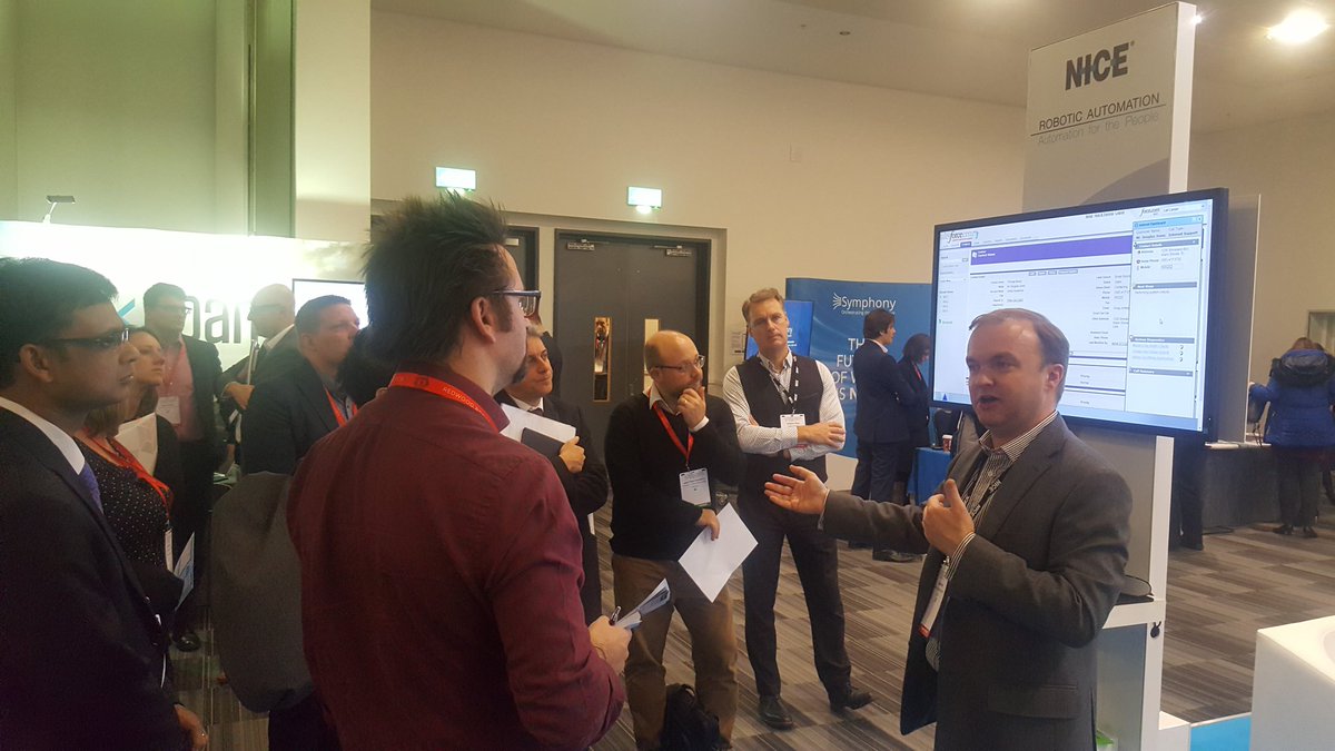 omfuchs's tweet photo. Automation in action, join us now in booth 32 to see it all. #rpaweek17 #nice #RobotsAreNICE #Roboticautomation https://t.co/L7bnzmVQUa