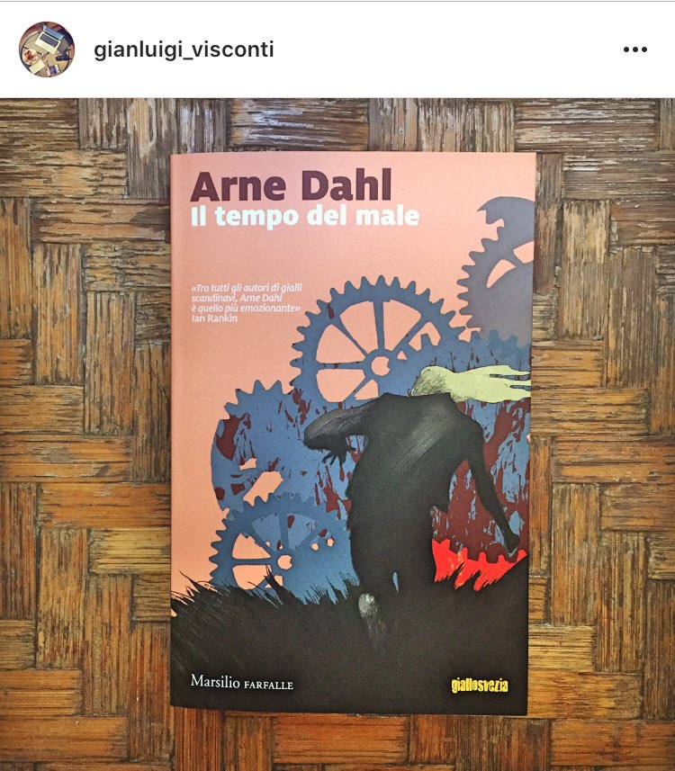 gianlu_1978's tweet photo. #arnedahl #iltempodelmale #utmarker #giallosvezia #marsilio #reading #books #bookoftheday #bookoftheweek #picoftheday #photooftheday https://t.co/2FXzknn1fA