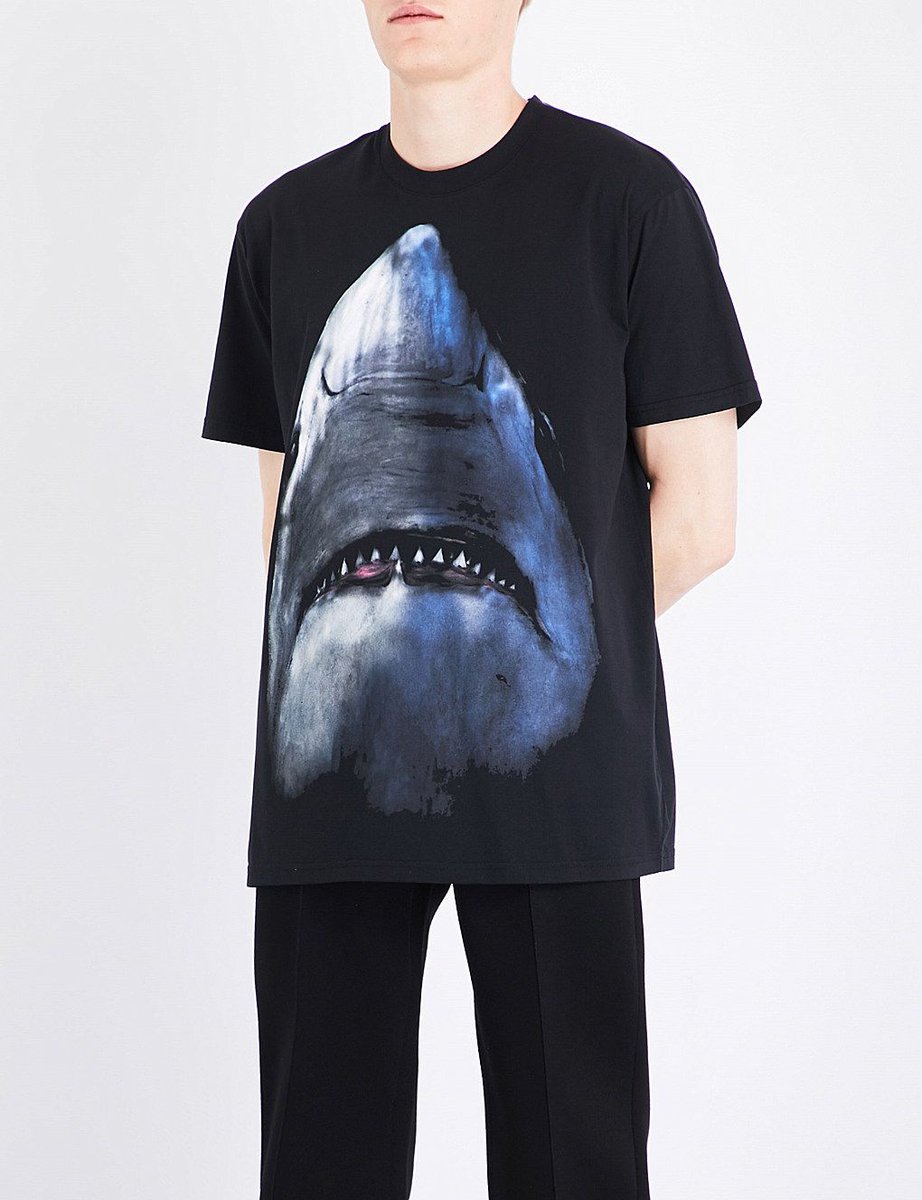 givenchy shark shirt