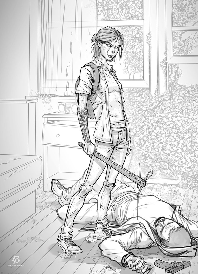 The #Comic Art of #TheLastOfUsPartII ??

Artist: @patrickbrown2 

@Naughty_Dog @PlayStation @Neil_Druckmann @bruce_straley @evan_wells @arnemeyer @kurtmargenau @joshscherr @PlayStationDE @PlayStationES @PlayStationUK @PlayStationFR #PS4 #Ellie #TLOU2 