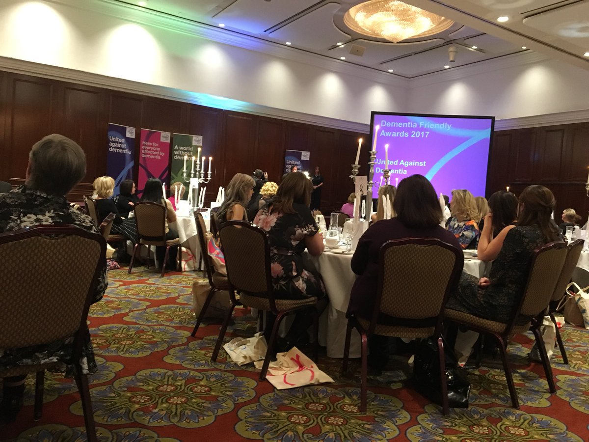 KDFROMKEADY's tweet photo. Delighted to represent @DementiaWalk #LongWalkHome at #DFAwards17 @europahotel #unitedagainstdementia https://t.co/UI7oRxX0u3