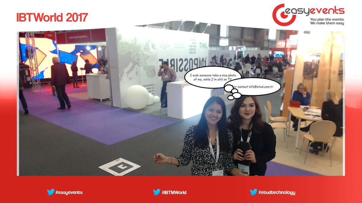 etudteknoloji's tweet photo. IBTM #easyevents #IBTMWorld #etudtechnology https://t.co/R01brxw8G2