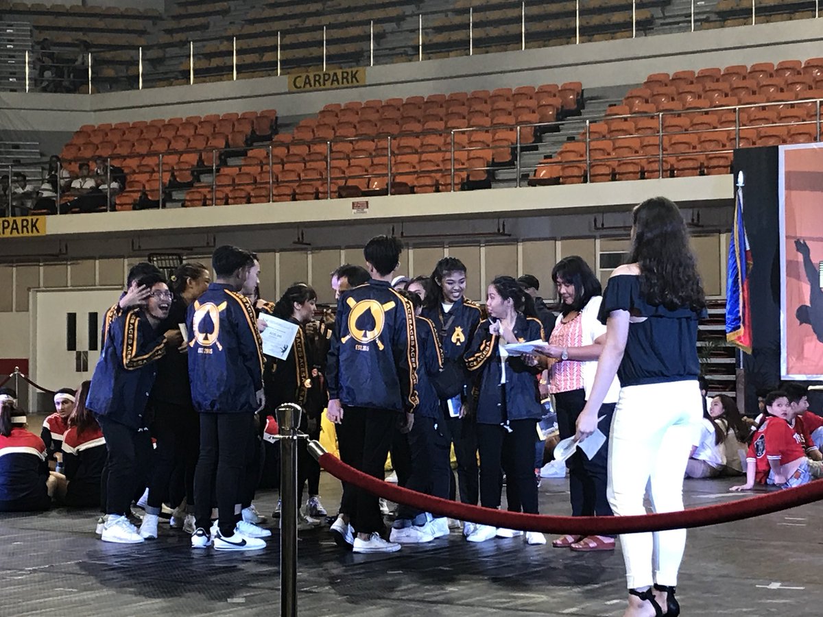 ustipeasc's tweet photo. The 2nd runner up in the Novice category is  the Aces with the total of 206 pts. #StepUp2017 #Exhilirate https://t.co/0RbZZnmmHe