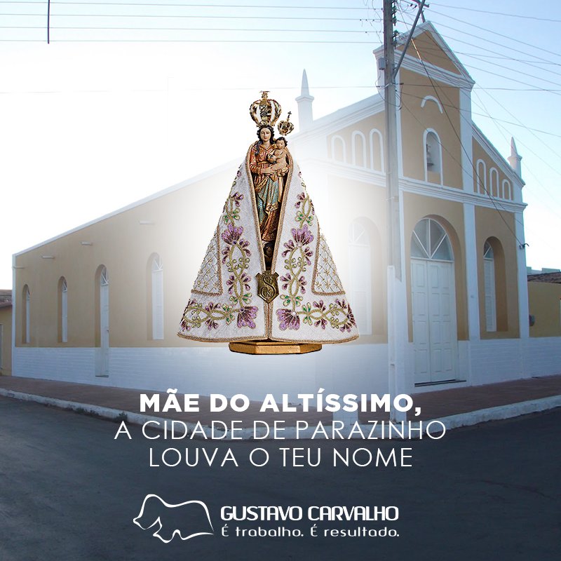 GCarvalhoRN's tweet photo. Abençoa e derrama a tua graça sobre cada morador desta cidade. Esta é a nossa oração, amém!
#GustavoCarvalho #ParazinhoRN #DiadeNossaSenhoradeNazaré https://t.co/2Rb6XKuKQo