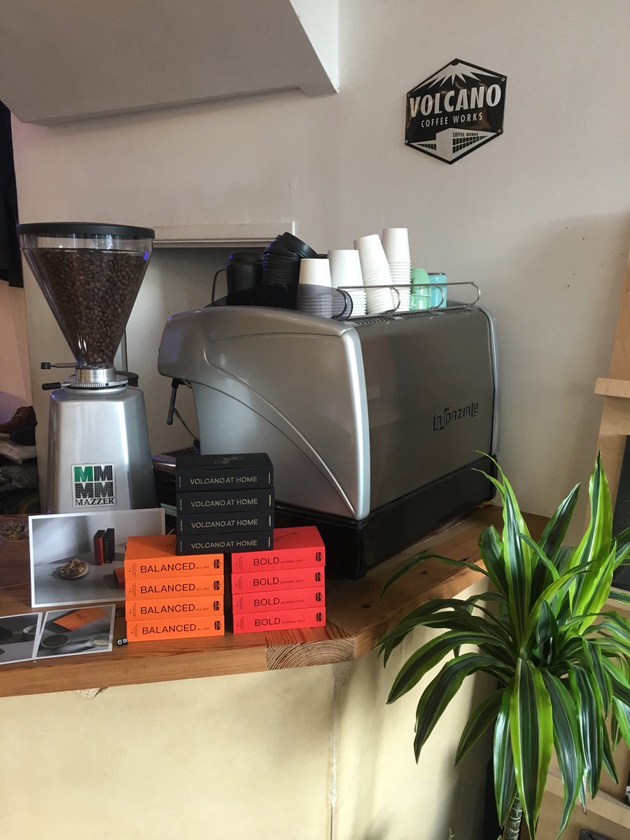 volcanoathome's tweet photo. Has anyone checked out our wicked coffee set up at Article in Brixton!? Ft. our sweet pods and epic guys fashion. #xmasshoppingsorted #pods #volcanocoffee #brixton https://t.co/2u8Xohudku