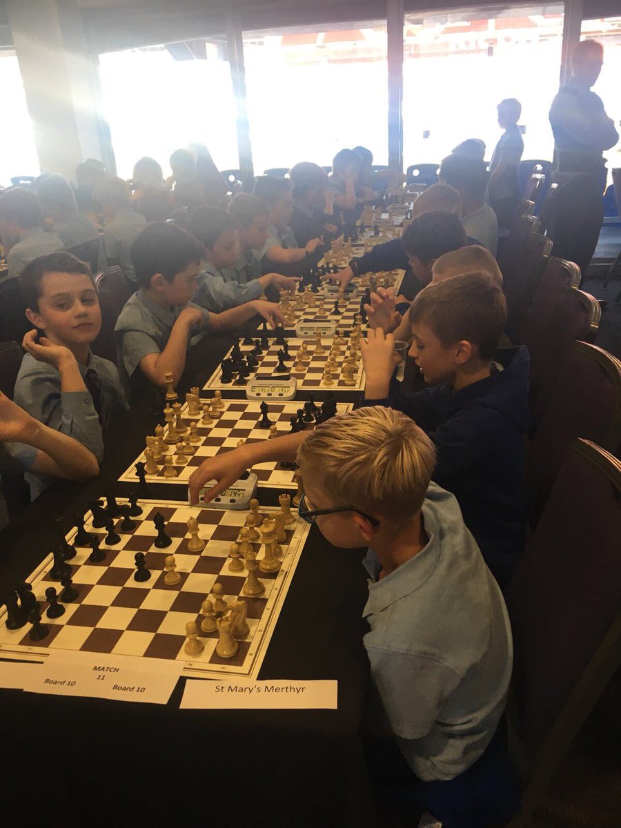 marys_rc's tweet photo. Our chess team are doing really well at the Chess Tournament in Cardiff City Stadium. Keep it up! #welshchessunion #developingskillsandtalents https://t.co/yjTxNVteDZ