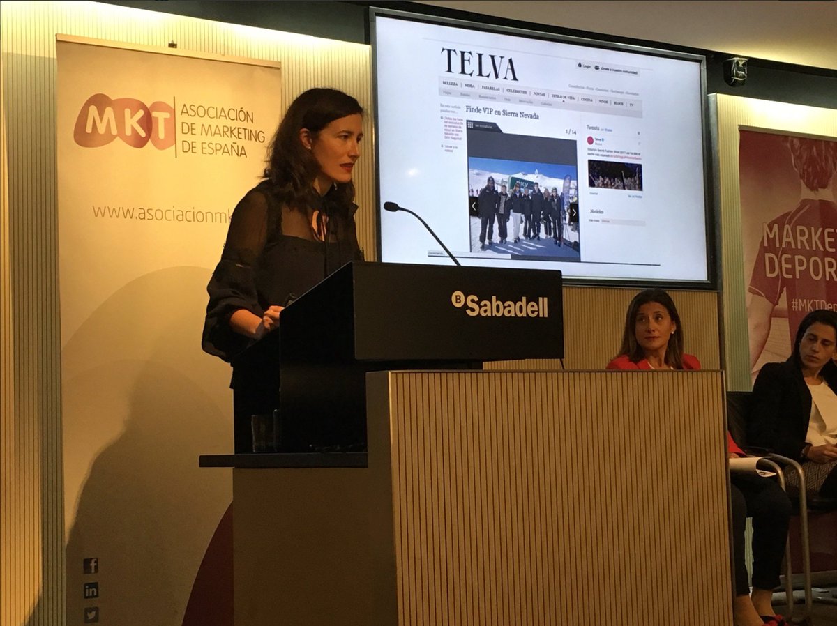 #MKTDeportivo | <a href="/firstclassSF/">Samary</a> (<a href="/telva/">Telva</a> ,<a href="/yo_dona/">Yo Dona</a> <a href="/fueradeserie/">Fuera de Serie</a> ): "Siempre que haya un patrocinador para un evento deportivo, nosotros estamos disponibles" @asociacionMKT