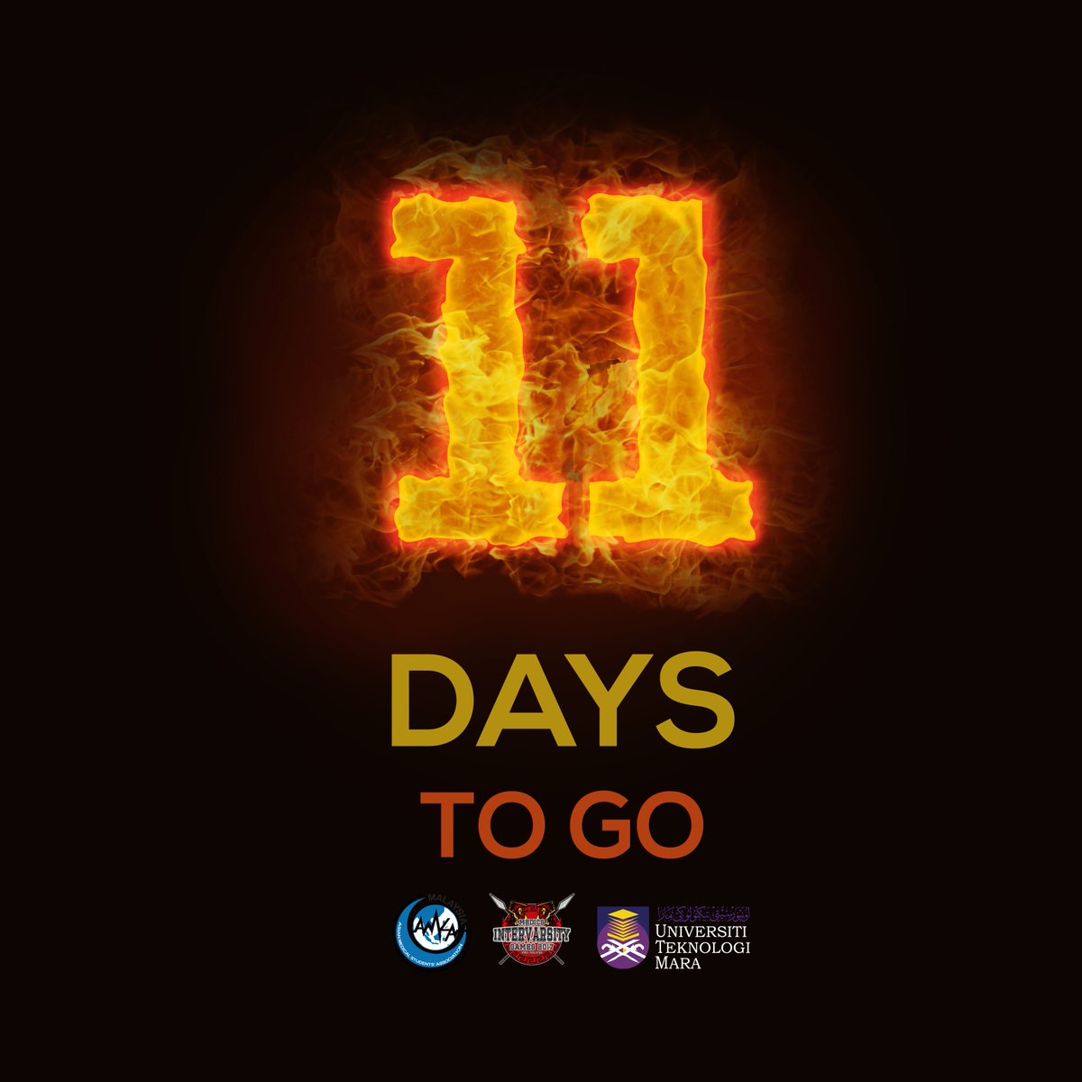 SaraTwiddling's tweet photo. 11 DAYS TO GO!!!
.
The countdown has started guys. 11 more days till the big day. See you there. ππ
.
#MIVG2017
#AMSAUiTM
#AMSAMalaysia https://t.co/0MDOSKkyMu