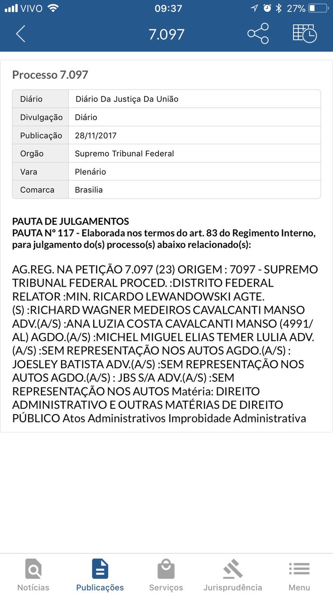 costacmanso's tweet photo. #STF Julgará #PresidenteTemer por #improbidade em #ação proposta por #jurista. https://t.co/i6EycShTuy
