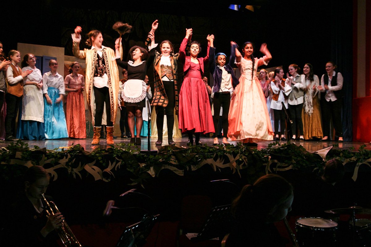 StFrancisHerts's tweet photo. Beauty and the Beast in the school Theatre @StFrancisHerts on Friday and Saturday: a spectacular performance by St. Francis' pupils. https://t.co/MR3wBdmZWs