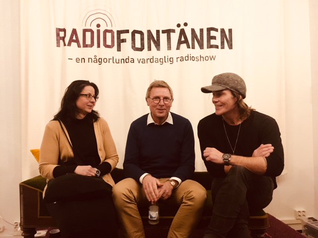 Radiofontanen's tweet photo. Stort tack till @klastjebbes som gästade oss På divanen i lördags! För er som missade, håll öronen öppna de närmsta veckorna. https://t.co/ekYkNKCBI3