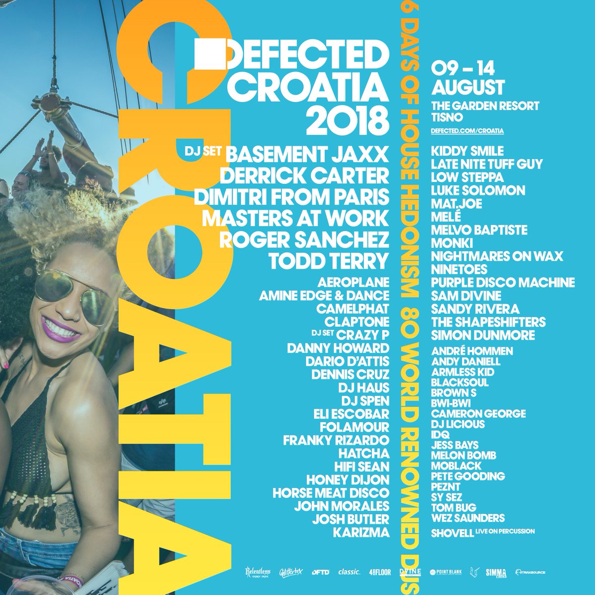 60 World Renowned DJ's!
6 Days &amp; Nights of House Hedonism! 🔥
Join us to be part of something special...

Roll on #DefectedCroatia 2018. 🇭🇷

defected.com/croatia