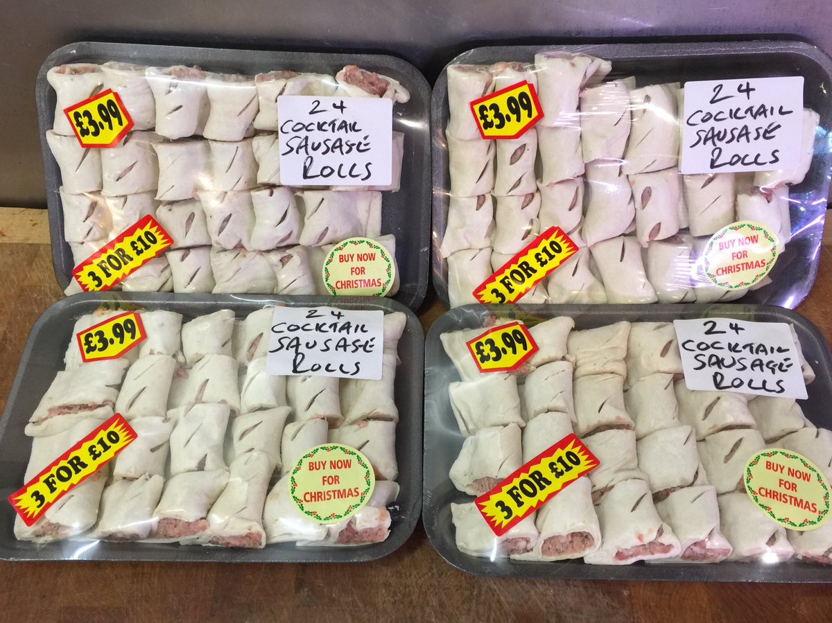 PaulsWhitstable's tweet image. Cocktail Sausage Rolls now available at Paul’s
Buy now for the Festive Season!!
#itsChristmas