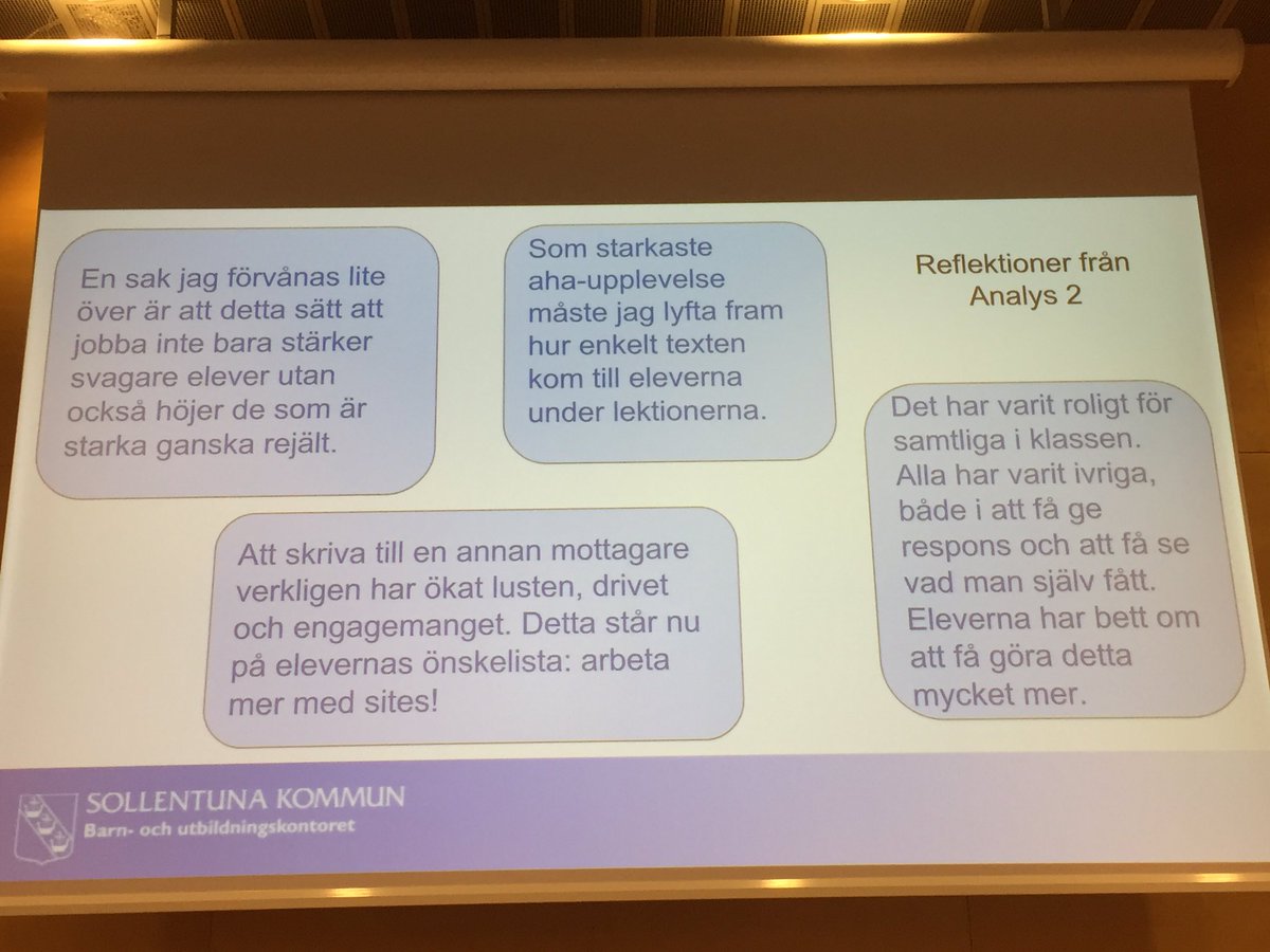 Reflektioner från STL Sollentuna, underbart! #stl #solskol