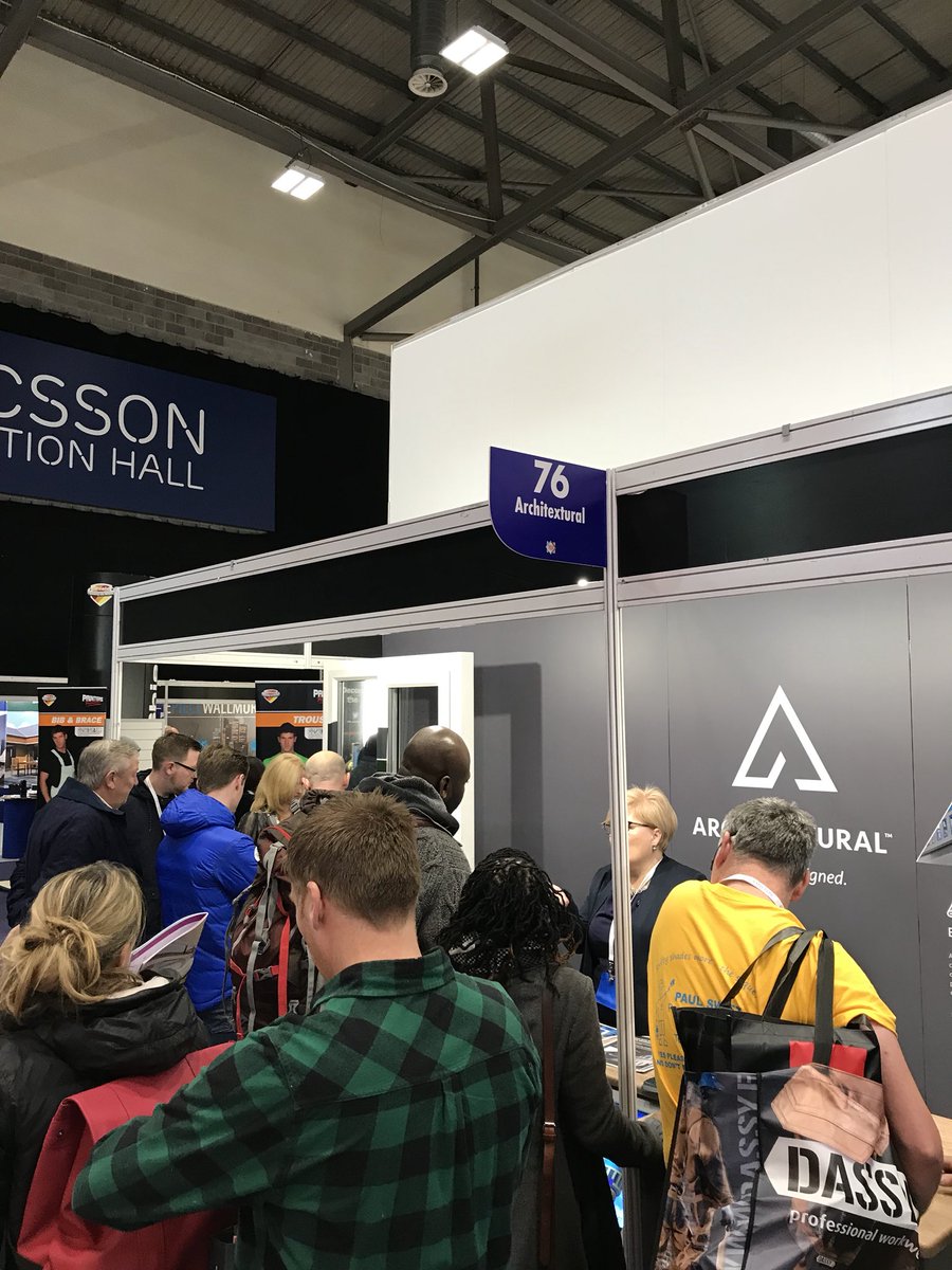 _Architextural's tweet photo. Our stand is getting rather busy @PDShow1😊!Visit our masterclass at 2:15pm at theatre 1😉😉 #facadefilm #stand76 https://t.co/98PEEUVG0A