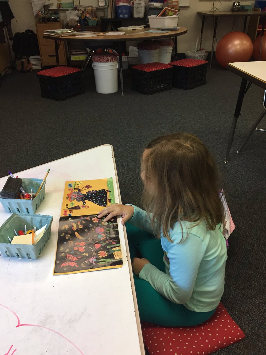A student reading a book.