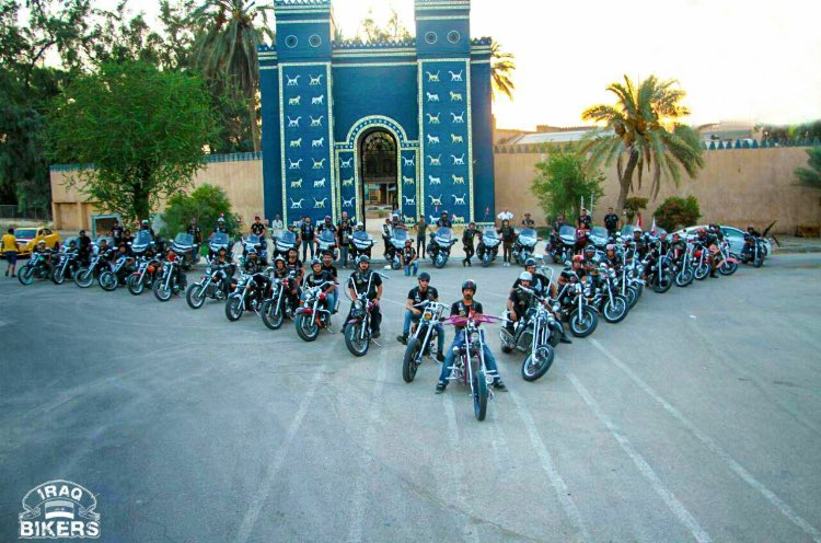 Iraq Bikers at Babylon city 
Ištar Gate 
Mesopotamia