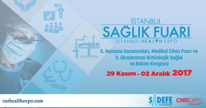 cnrholding_'s tweet photo. İstanbul Health Expo; "Fuar - Sempozyum - Kongre" üçlemesinin bir arada olduğu tek fuar! https://t.co/XfDKNpvJ1z