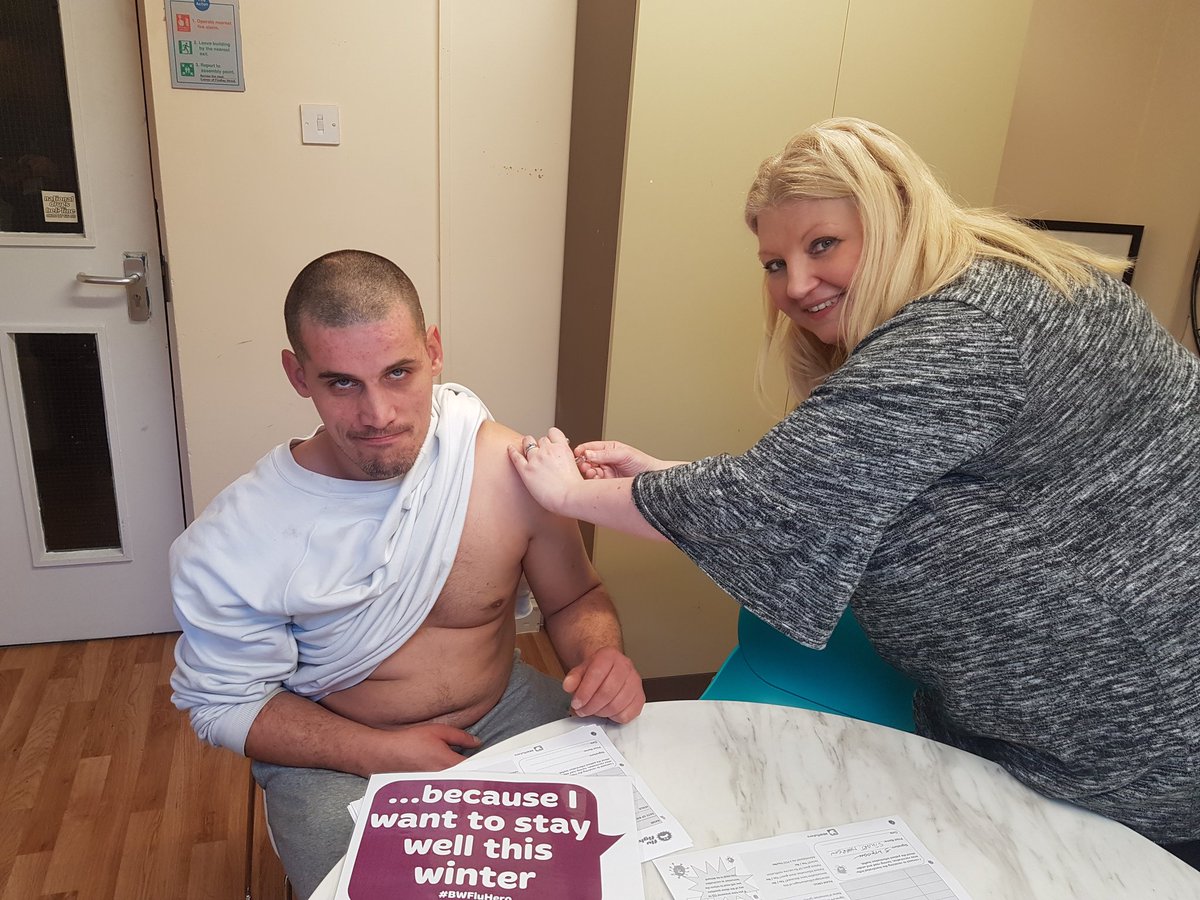 MagsSanders's tweet photo. @Bridgewater_NHS Flu lead @Swirlygirly30 Vaccinating our homeless and vulnerable population in Wigan and Leigh against the flu virus. #Outreach #BWfluhero #endhomelessness #healthoutreach @AndyBurnhamGM @ColinScales1 @adam_britton @JennyGarden7 @WiganCouncil https://t.co/9KBxYVxQd4