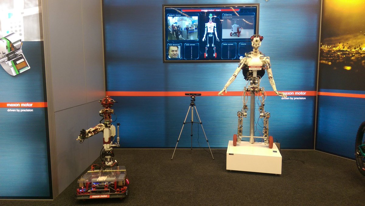 Cyril_Robotics's tweet image. #therobotstudio #robots at #sps_live with #maxonmotor !