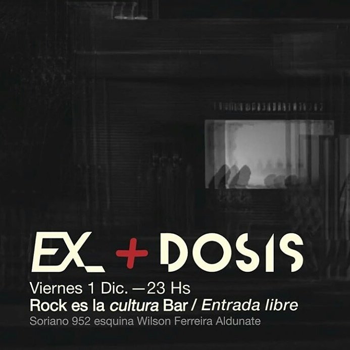 bandaexoficial's tweet image. Dos bandas que haran temblar el sotano de Rock es la cultura Bar @joselodeolarte @portalmvd 
Cita 1/12
ENTRADA LIBRE